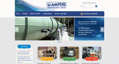 Desktop Screenshot of amperespa.it